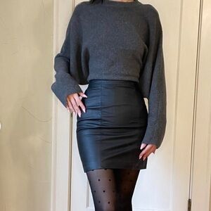 Wilson 100% Genuine Leather Mini Skirt Size 2